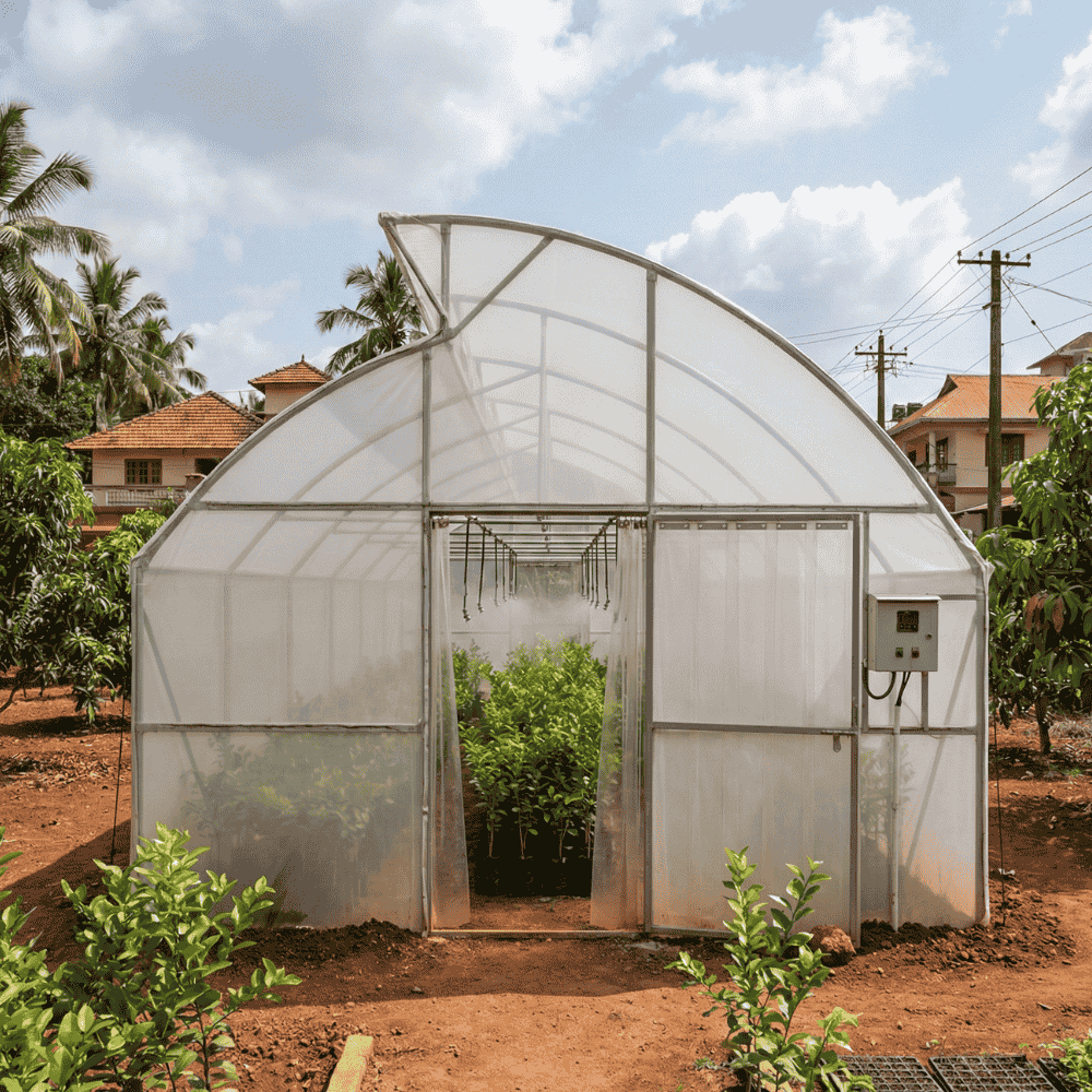Climate Controlled Polyhouse Installation by Verdant Farms India