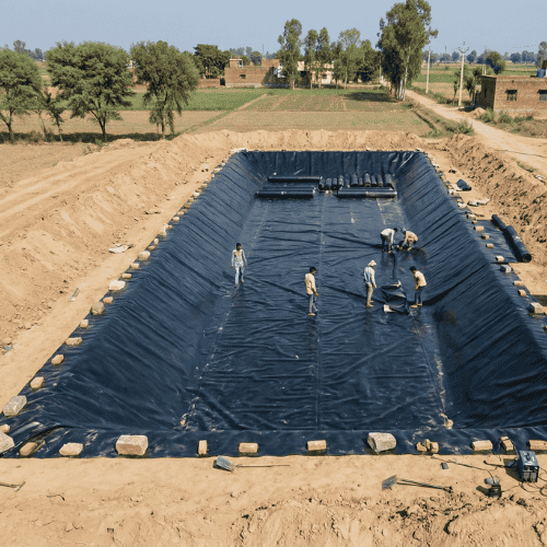 HDPE Pond Liner Installation Services India – Verdant Farms